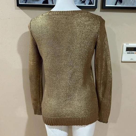 Rock &Republic  gold color sweater - Picture 4 of 6